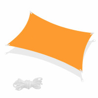Тент-парус теневой для дома, сада и туризма Springos 4 x 3 м SN1035 Orange