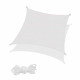 Тент-парус від сонця Springos 4 x 4 м Light Grey