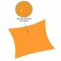 Тент-парус від сонця Springos 4 x 4 м Orange