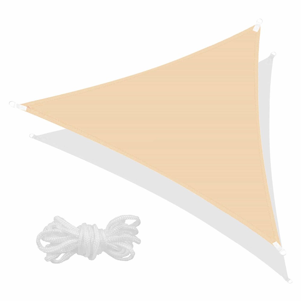 Тент-парус від сонця Springos 7 x 5 x 5 м Beige