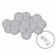 Гирлянда на батарейках Springos Cotton Balls 2 м 10 LED CL0029 Warm White