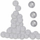 Гирлянда на батарейках Springos Cotton Balls 2 м 10 LED CL0029 Warm White