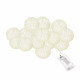 Гирлянда на батарейках Springos Cotton Balls 2 м 10 LED CL0032 Warm White