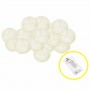 Гірлянда на батарейках Springos Cotton Balls 2 м 10 LED Warm White (Gold)