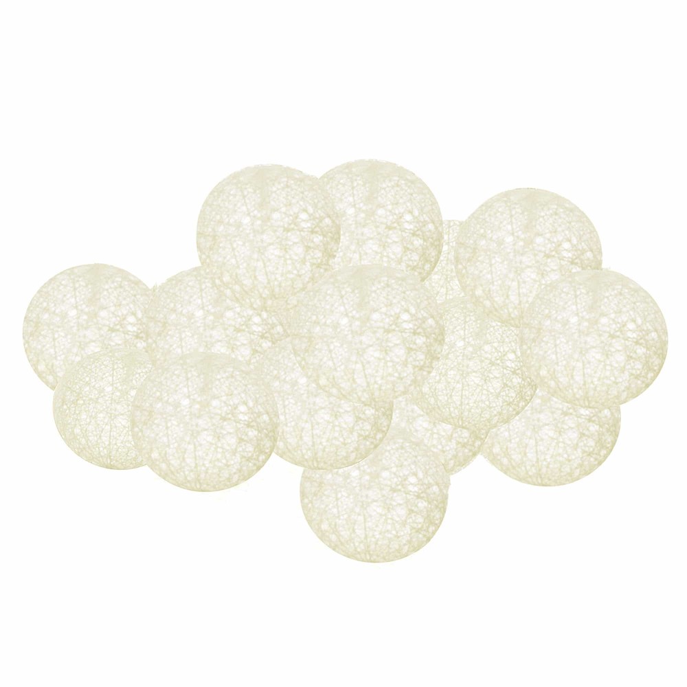 Гірлянда на батарейках Springos Cotton Balls 2 м 10 LED Warm White (Gold)