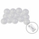 Гірлянда на батарейках Springos Cotton Balls 2 м 10 LED Warm White (Silver)