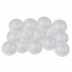 Гірлянда на батарейках Springos Cotton Balls 2 м 10 LED Warm White (Silver)