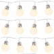 Гірлянда у вигляді лампочок на батарейках Springos 2 м 10 LED Warm White