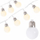 Гірлянда у вигляді лампочок на батарейках Springos 2 м 10 LED Warm White