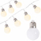 Гірлянда у вигляді лампочок на батарейках Springos 4 м 20 LED Warm White 7 см