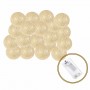 Гірлянда на батарейках Springos Cotton Balls 4 м 20 LED Warm White (Gold)