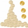 Гірлянда на батарейках Springos Cotton Balls 4 м 20 LED Warm White (Gold)