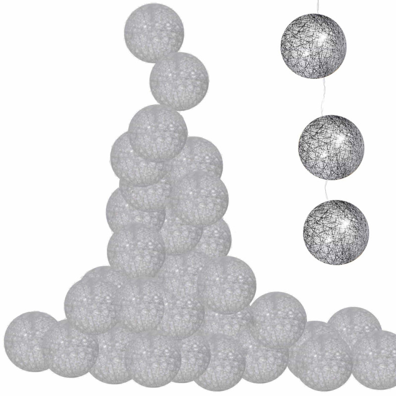 Гирлянда на батарейках Springos Cotton Balls 4 м 20 LED CL0038 Warm White
