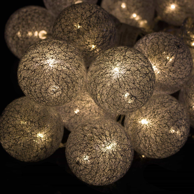 Гирлянда на батарейках Springos Cotton Balls 4 м 20 LED CL0038 Warm White
