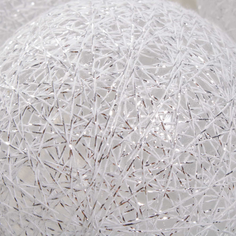 Гірлянда на батарейках Springos Cotton Balls 4 м 20 LED Warm White (Silver)
