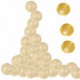 Гірлянда на батарейках Springos Cotton Balls 6 м 30 LED Warm White (Gold)