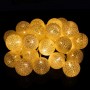 Гірлянда на батарейках Springos Cotton Balls 6 м 30 LED Warm White (Gold)