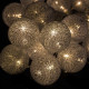 Гирлянда на батарейках Springos Cotton Balls 6 м 30 LED CL0051 Warm White
