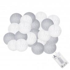 Гирлянда на батарейках Springos Cotton Balls 6 м 30 LED CL0053 Warm White