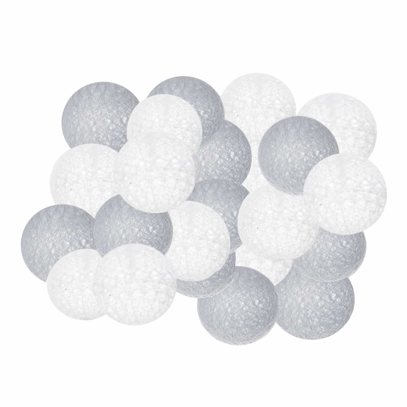 Гирлянда на батарейках Springos Cotton Balls 6 м 30 LED CL0053 Warm White