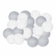 Гирлянда на батарейках Springos Cotton Balls 6 м 30 LED CL0053 Warm White