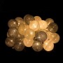Гірлянда на батарейках Springos Cotton Balls 6 м 30 LED Warm White (White, Gray)