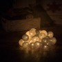 Гірлянда на батарейках Springos Cotton Balls 6 м 30 LED Warm White (White, Gray)
