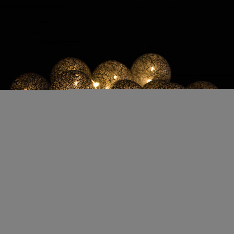 Гирлянда на батарейках Springos Cotton Balls 6 м 30 LED CL0060 Warm White