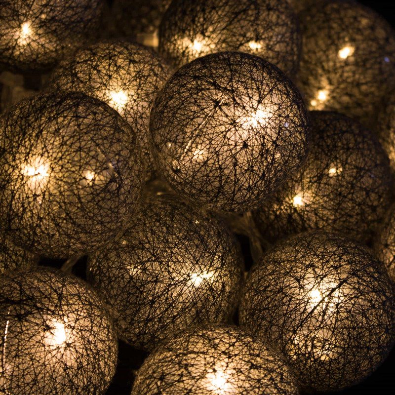Гирлянда на батарейках Springos Cotton Balls 6 м 30 LED CL0060 Warm White