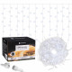 Гірлянда бахрома вулична Springos 8 м 200 LED Cold White