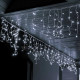 Гірлянда бахрома вулична Springos 8 м 200 LED Cold White