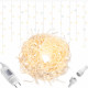 Гирлянда бахрома уличная (наружная) Springos 12 м 300 LED + Flash CL0317 Warm White