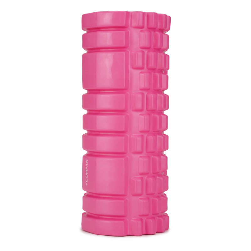 Массажный ролик Cornix EVA 33 x 14 см (валик, роллер) XR-0031 Pink