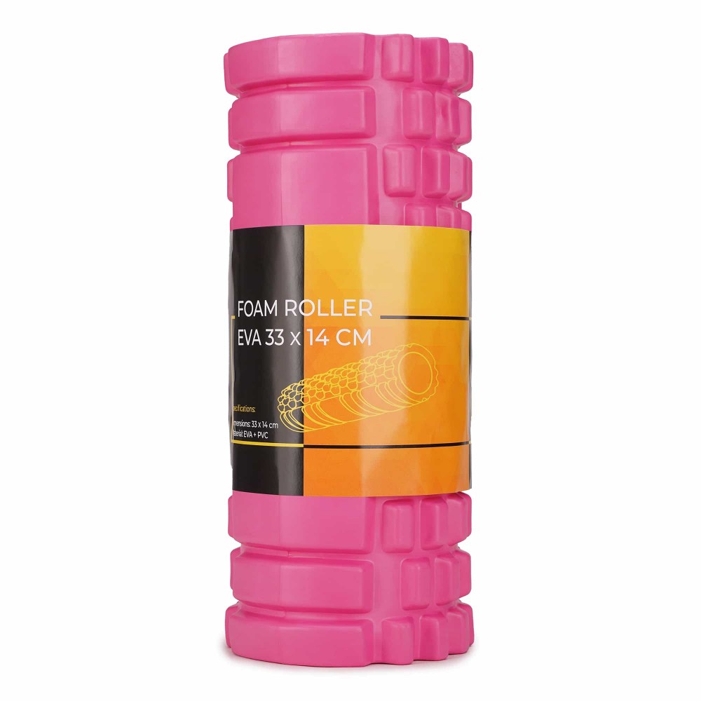 Масажний ролик Cornix EVA 33 x 14 см XR-0031 Pink