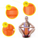 Массажный ролик Cornix EVA 33 x 14 см (валик, роллер) XR-0033 Orange