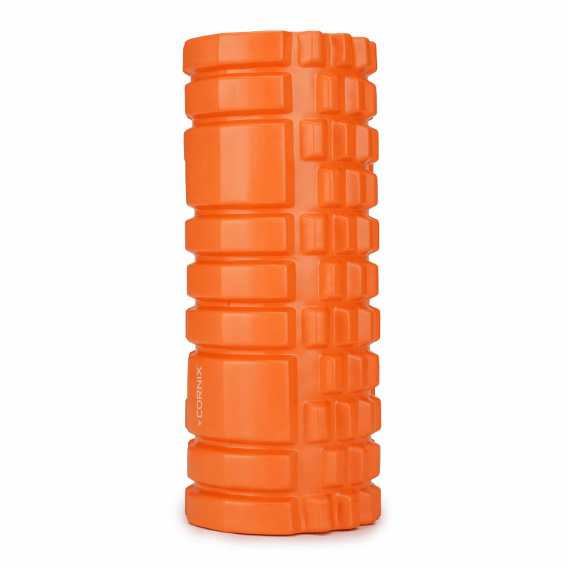 Массажный ролик Cornix EVA 33 x 14 см (валик, роллер) XR-0033 Orange