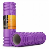 Массажный ролик Cornix EVA 45 x 14 см (валик, роллер) XR-0042 Violet