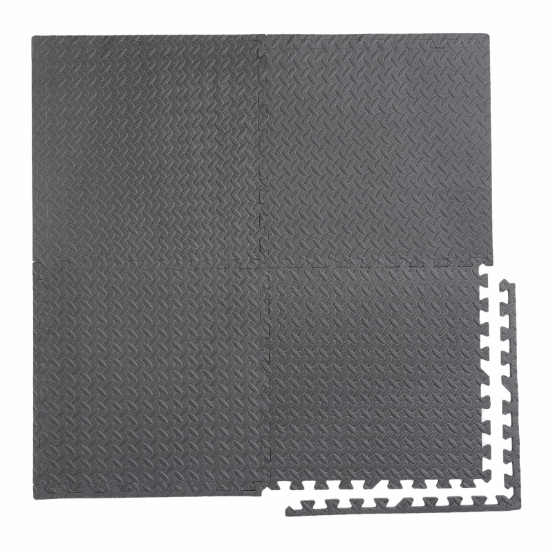Мат-пазл (ласточкин хвост) Cornix Mat Puzzle EVA 120 x 120 x 1 cм XR-0072 Black