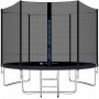 Батут с наружной сеткой Springos 10FT 305 см TP0002 Black