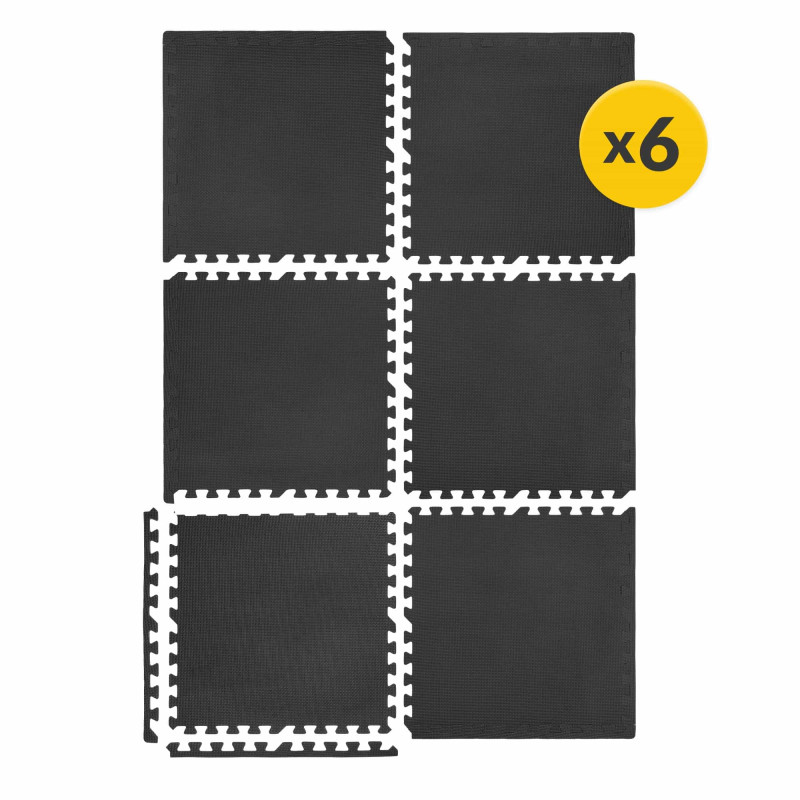 Мат-пазл (ласточкин хвост) 4FIZJO Mat Puzzle EVA 180 x 120 x 1 cм Black (P-5907739310378)