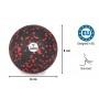 Масажний м'яч Cornix EPP Ball 8 см чорно-червоний