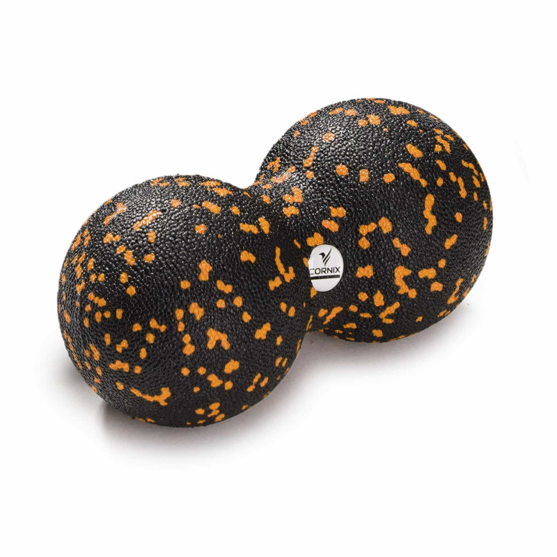 Масажний м'яч подвійний Cornix EPP DuoBall 8 x 16 см XR-0125