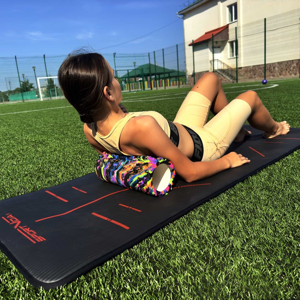 Масажний ролик Cornix EVA Marble Design 33 x 14 см XR-0106