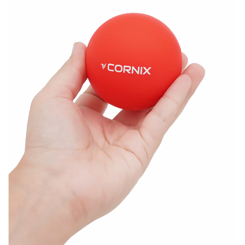 Масажний м'яч Cornix Lacrosse Ball 6.3 см червоний