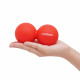 Массажный мяч Cornix Lacrosse DuoBall 6.3 x 12.6 см XR-0112 Red