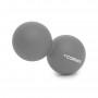 Масажний м'яч Cornix Lacrosse DuoBall 6.3 x 12.6 см Grey