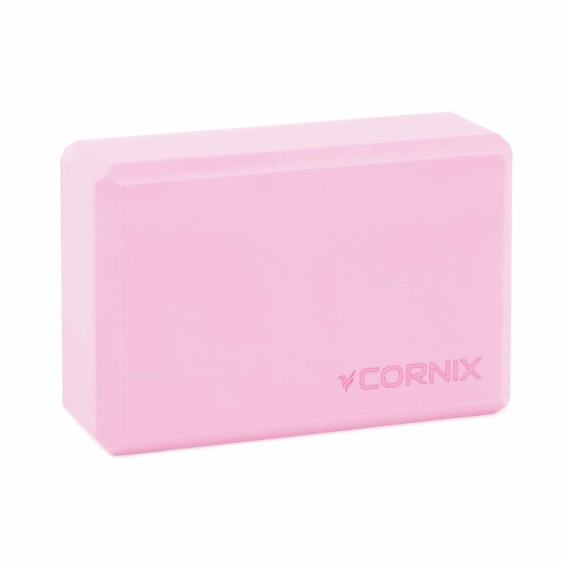 Блок для йоги Cornix EVA 22.8 x 15.2 x 7.6 см Pink