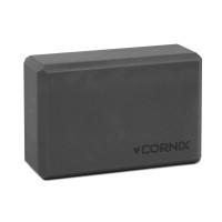 Блок для йоги Cornix EVA 22.8 x 15.2 x 7.6 см Black
