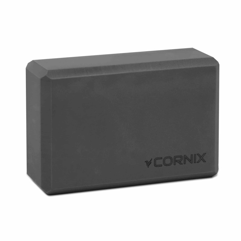 Блок для йоги Cornix EVA 22.8 x 15.2 x 7.6 см Black