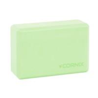 Блок для йоги Cornix EVA 22.8 x 15.2 x 7.6 см Green